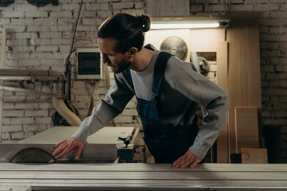manual for craftsman radial arm saw